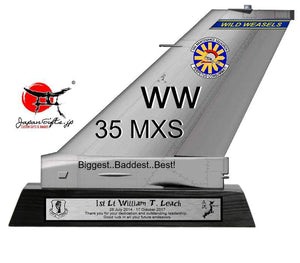 Small Acrylic F-16 Tail