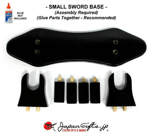 (SMALL) Desk Sword and Base w/Artwork & Plate #DS-SH107-AP