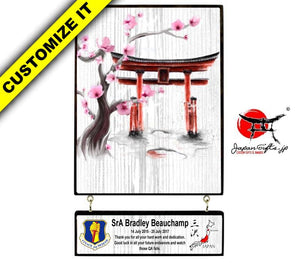 9" x 15" Hanging Wall Plaque w/Attachment #WP-V915-WA03