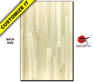 Vertical MDF Wood Wall Plaque #WP-VSOPT-007