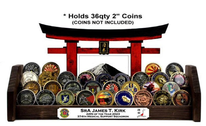 (Large) Coin Rack "CUSTOMIZED" 374th MDSS Yokota Awards