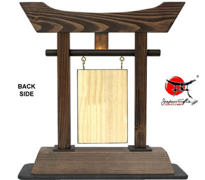 (SMALL) 12" Torii Gate (Brown Stain) w/Plate "CUSTOMIZED" 14th FS Awards