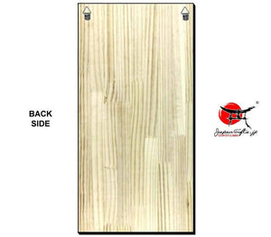 Vertical 11" x 23" Wood Wall Plaque "CUSTOMIZED" TEST#86