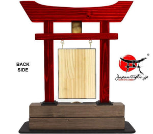 (LARGE) Torii Gate, w/Burned Top Plate & Coin #T-L008-BC