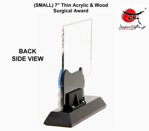 Small (Award) 7' Tall Acrylic & Wood "SURGICAL" 374th SGCS, #AWRD-SM-SR01