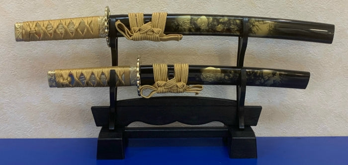 Mini Sword Set (18" & 15") Marble Gold or Red "CUSTOMIZED" 35HCOS Annual Awards