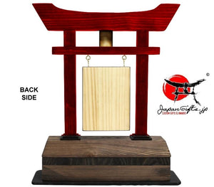(LARGE) Red Torii Gate w/Color bottom image, #T-L090-CBI
