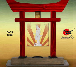 (LARGE) 14" Torii w/Acrylic Center/Coin Holder #T-L018-AC