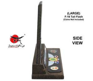 (LARGE) 12" Tall F-18 "CUSTOMIZED" "VFA-102" Tail Flash Desk Plaque #TF-F18-L05