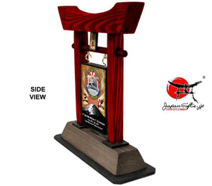 (SMALL) Torii Gate RED no PLATE "Center Only" #T-S002-NP