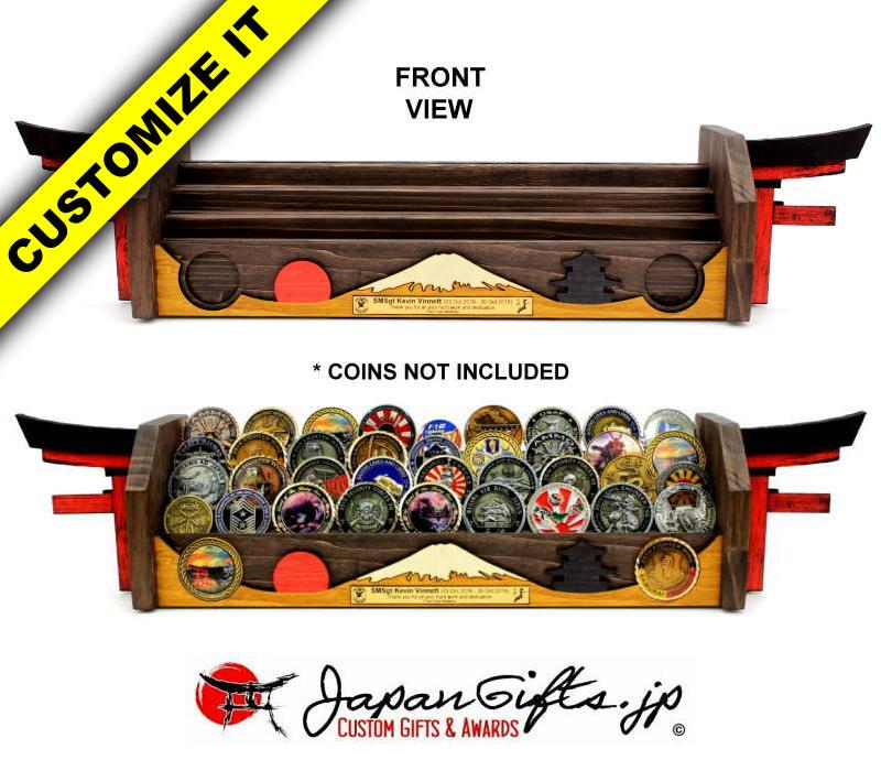 Coin Rack Tower (LARGE) Coin Rack Side-Torii 4-Tier w/Plate #CR-ST-201 – JapanGifts.jp