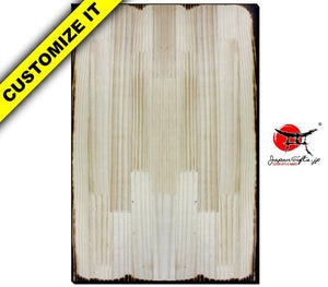 Vertical MDF Wood Wall Plaque #WP-VSOPT-001