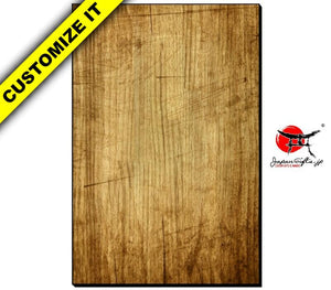 Vertical MDF Wood Wall Plaque #WP-VSOPT-002